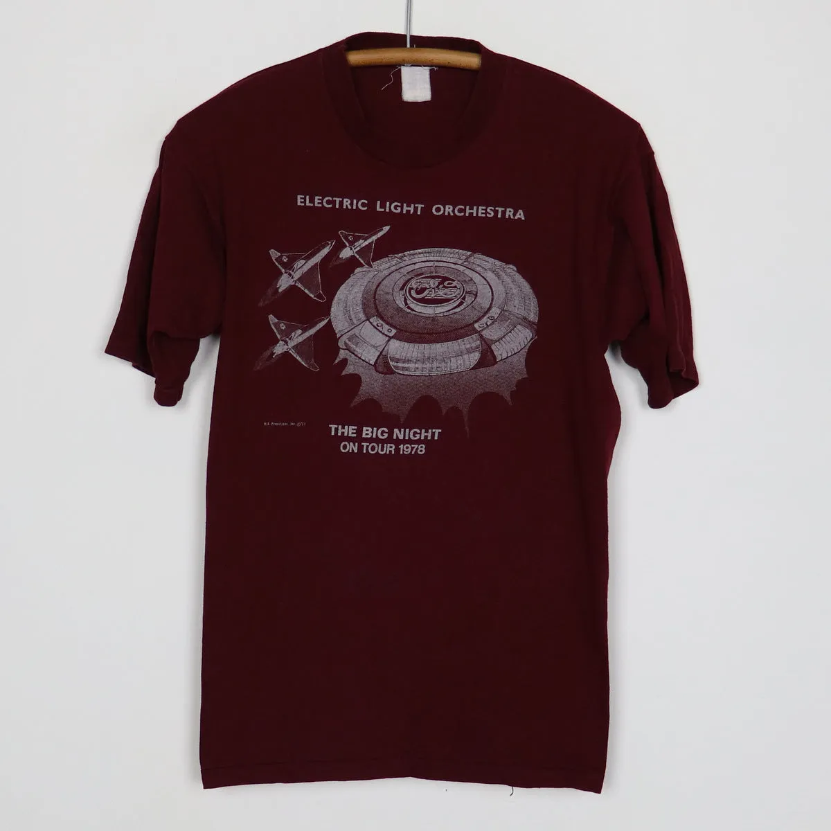 1978 ELO Electric Light Orchestra The Big Night On Tour Shirt