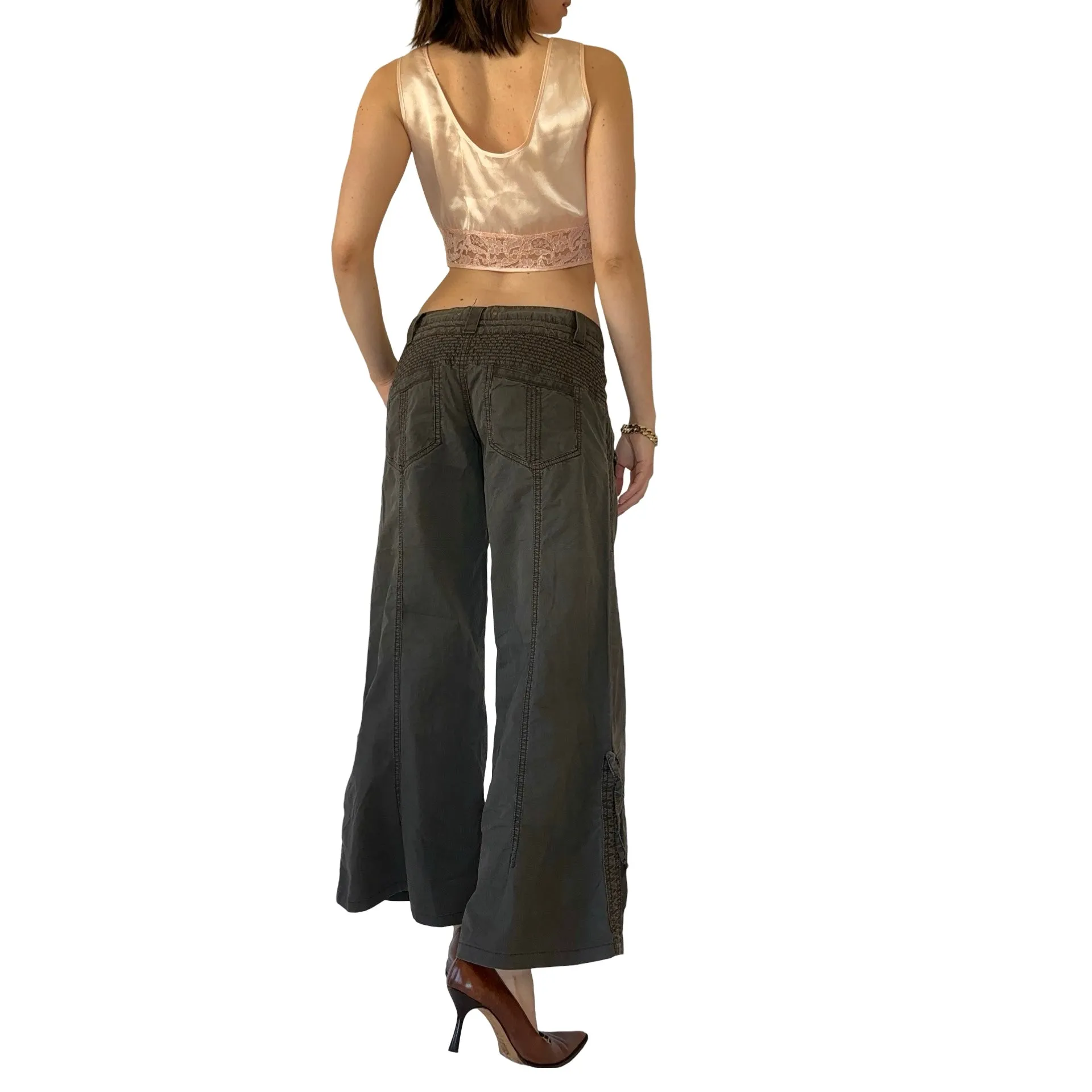 2000s Wide Leg Cargos (XS)