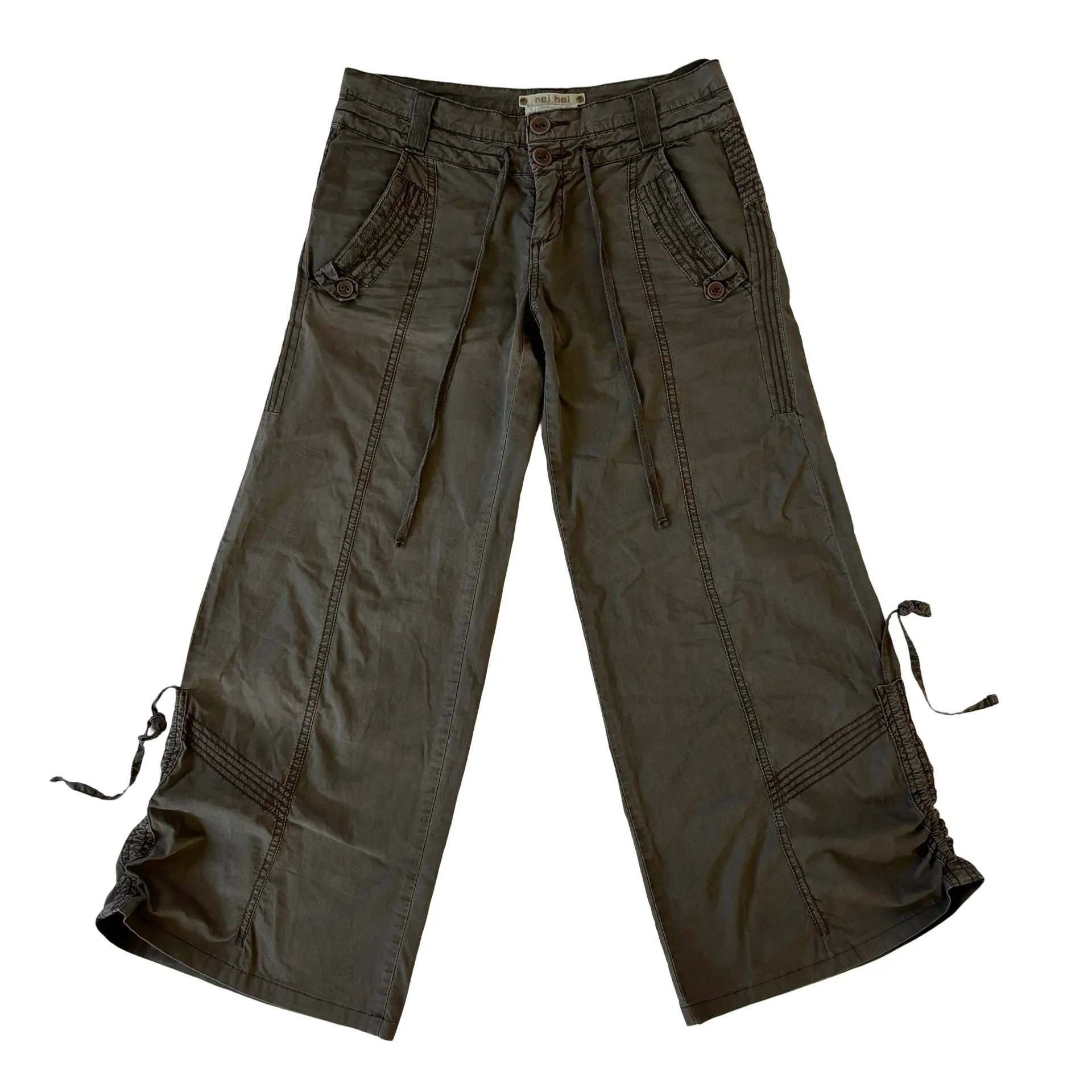 2000s Wide Leg Cargos (XS)