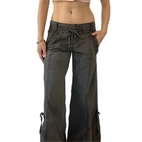 2000s Wide Leg Cargos (XS)