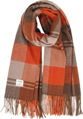 2024 Women's Winter Large Warm Shawl Classic Tassel Plaid Oversized Scarf Scarf Thick Scarf