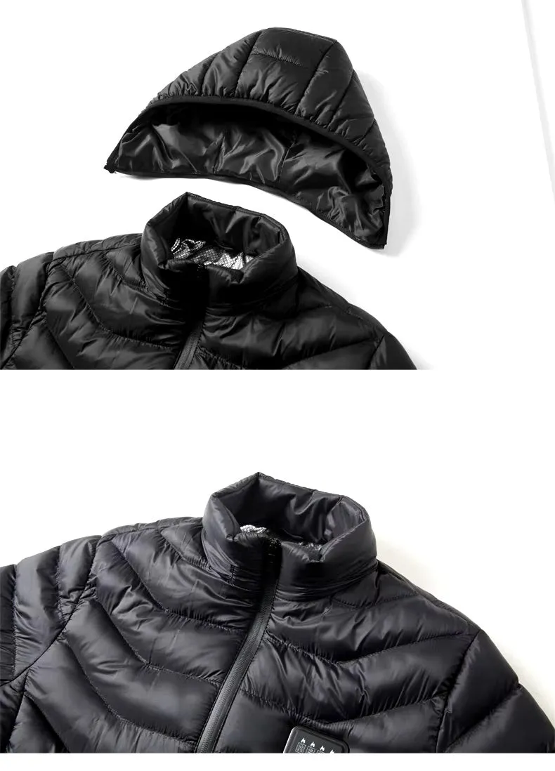 23 Area Adjustable Hooded Heated Jacket