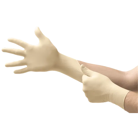 Ansell MicroFlex Diamond Grip Exam Gloves, Latex, Powder Free, Non Sterile