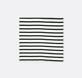 Black & White Stripes Silk Pocket Squares