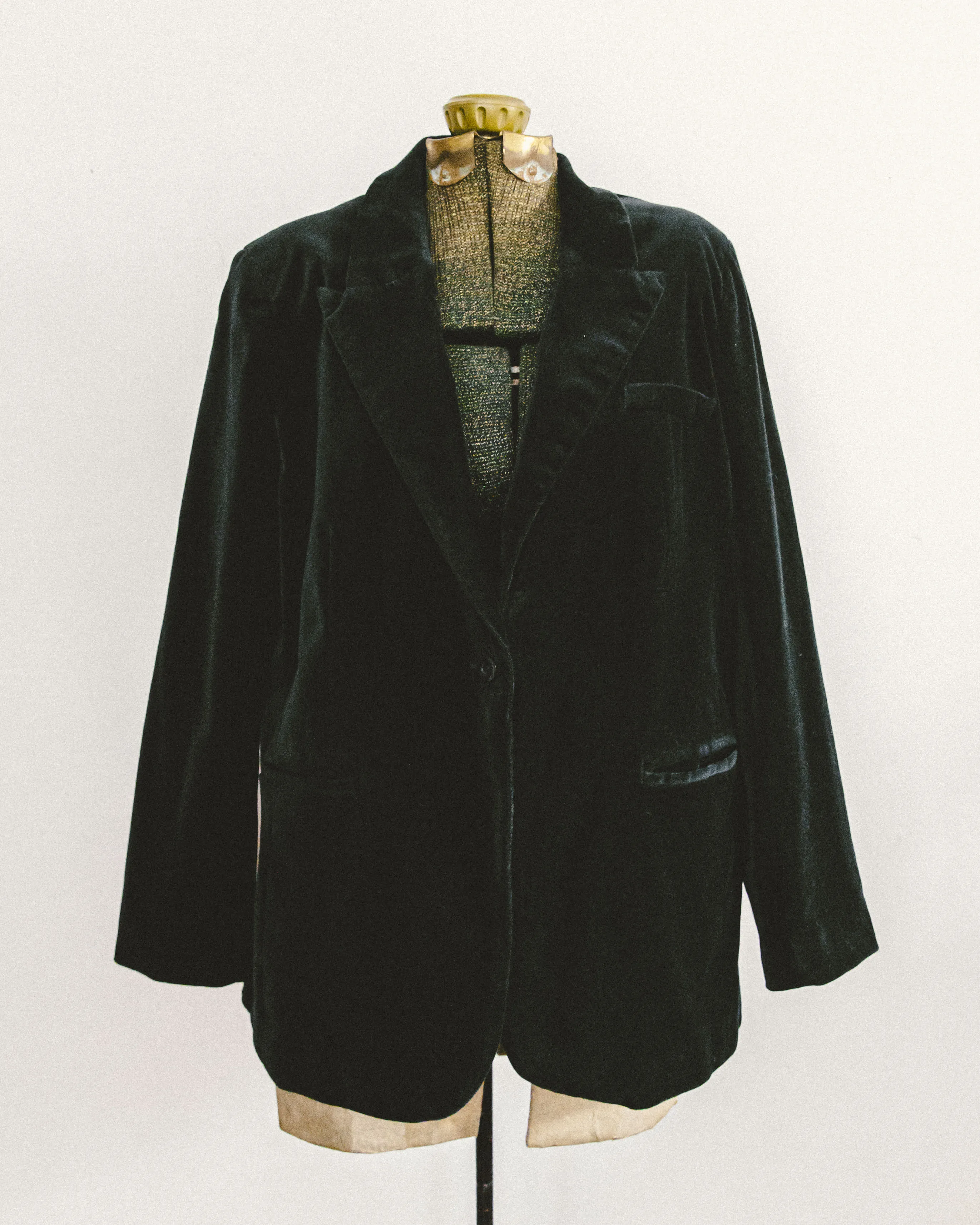 Black Velvet Blazer