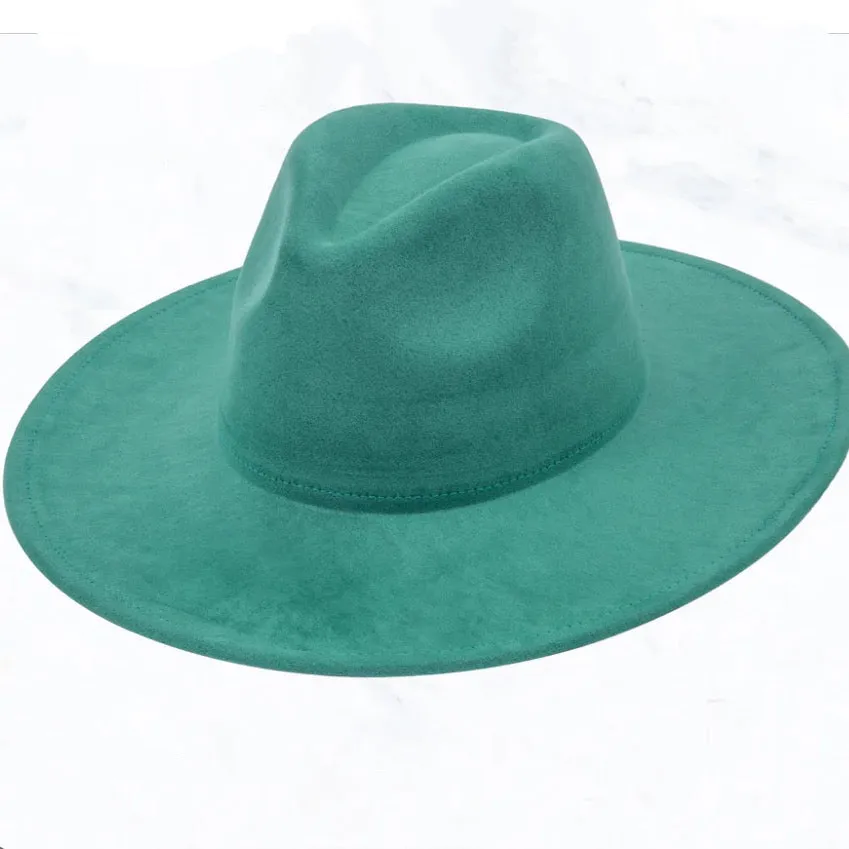 Blue Guinea Feather & Turquoise Slab Hat Band   Choice of Hat 985x