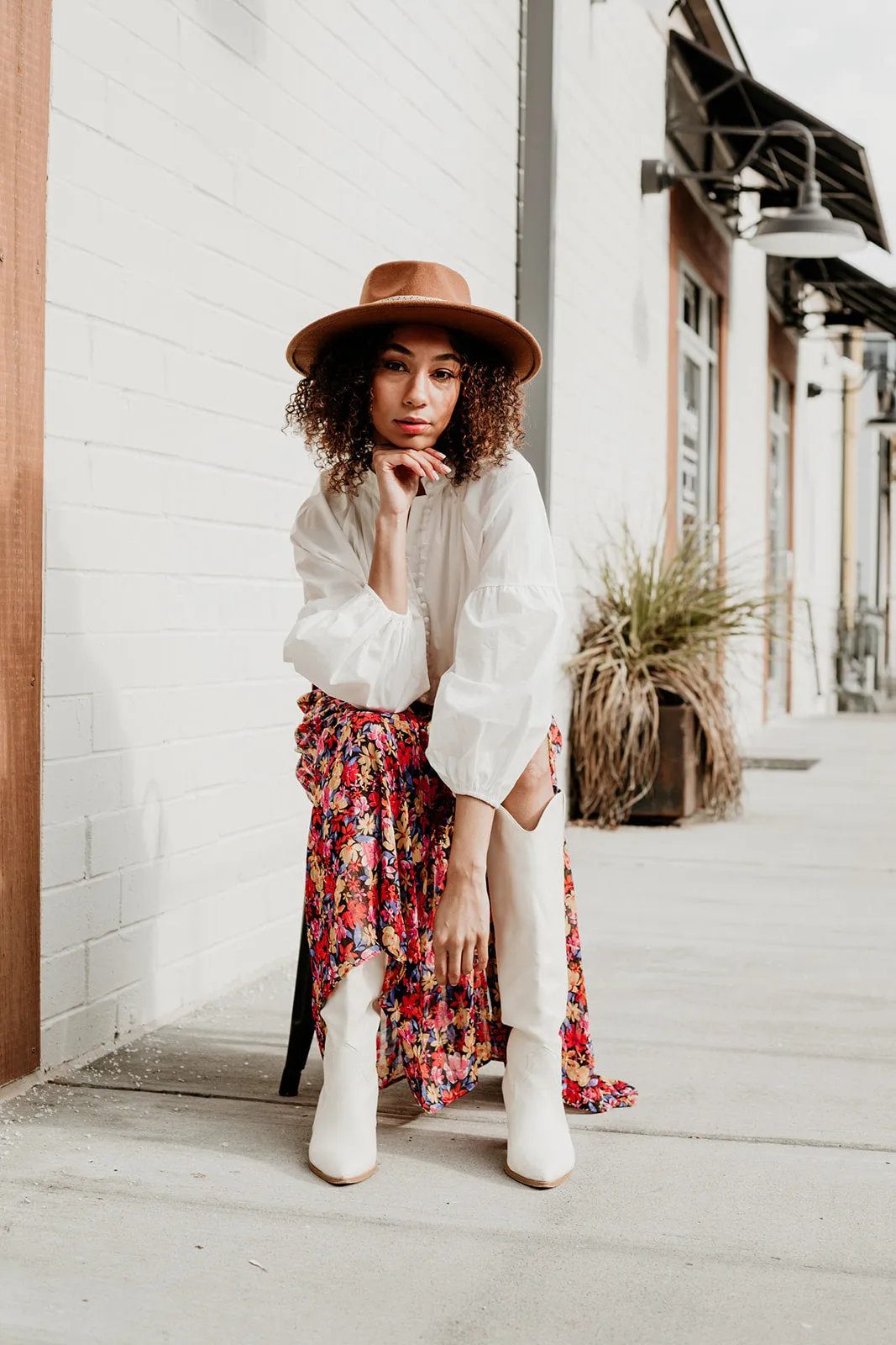 Boho Chic Ribbon Fedora Hat