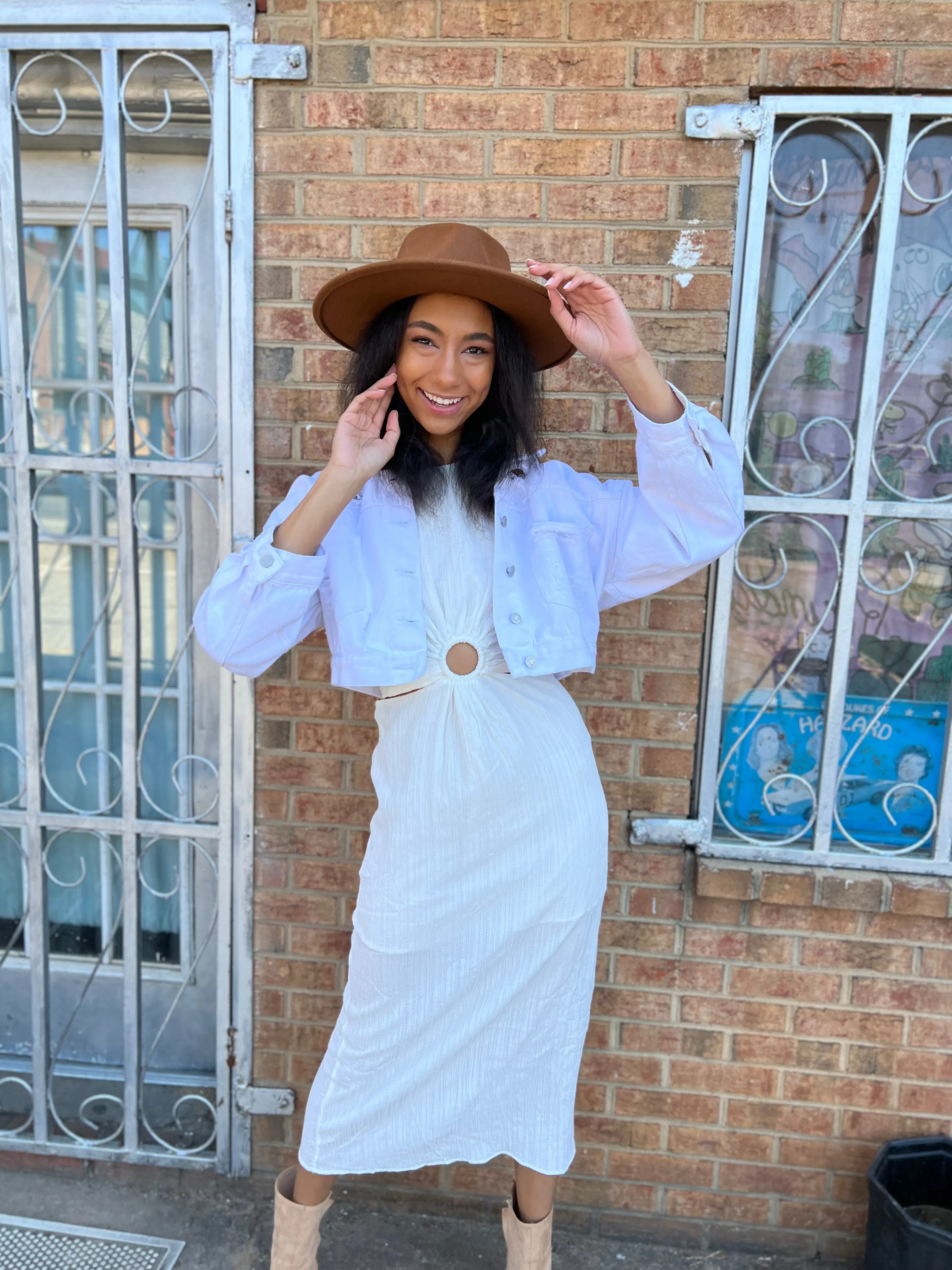 Boho Chic Ribbon Fedora Hat