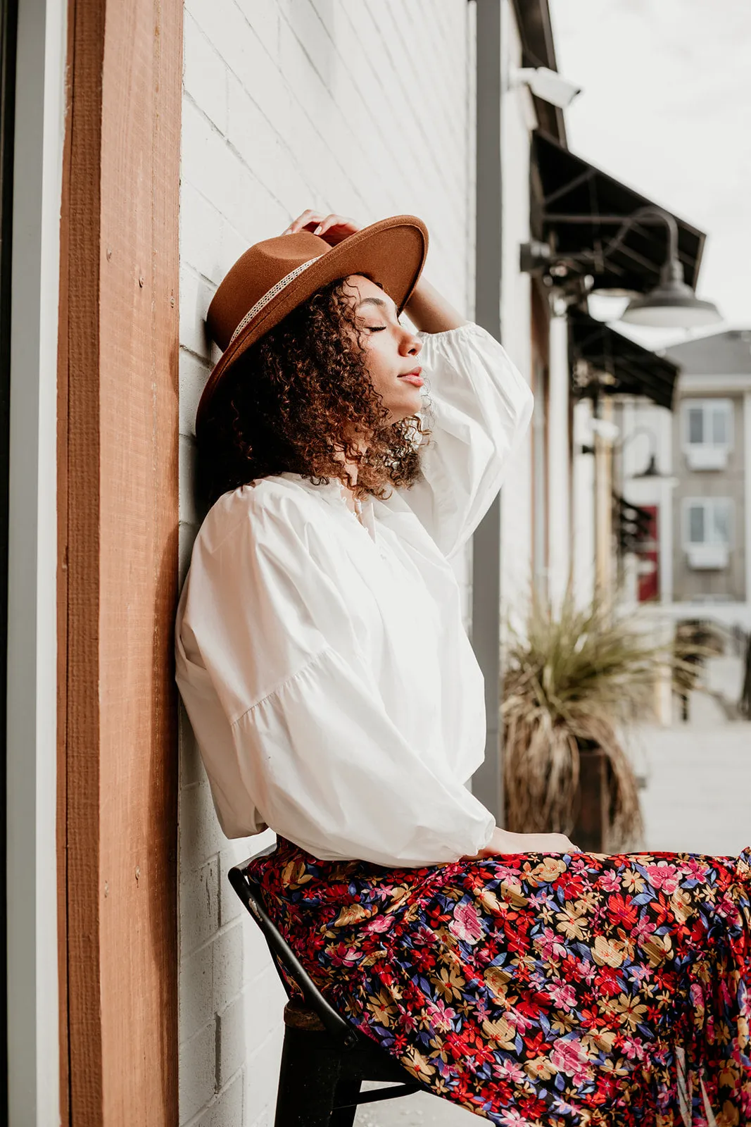 Boho Chic Ribbon Fedora Hat