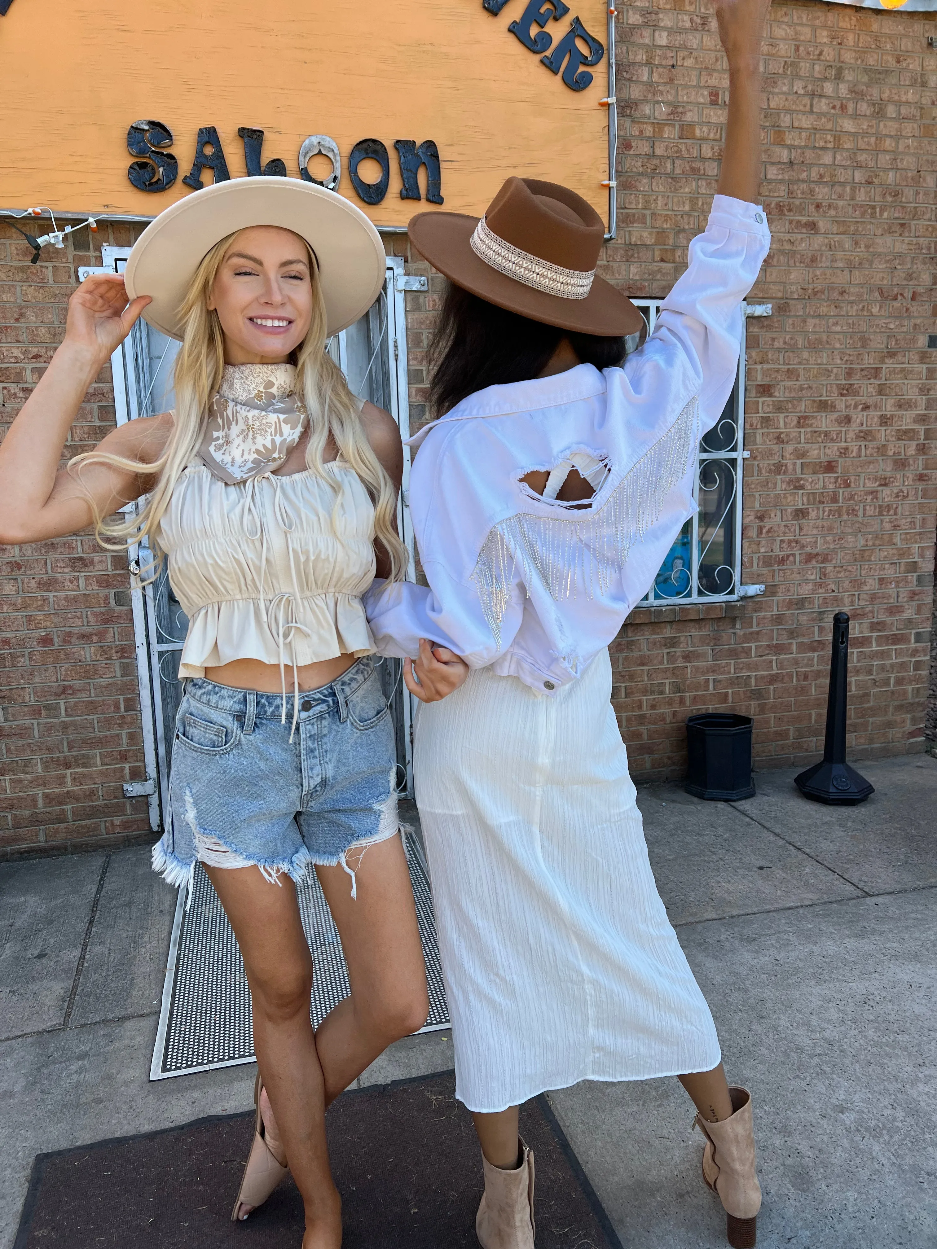Boho Chic Ribbon Fedora Hat