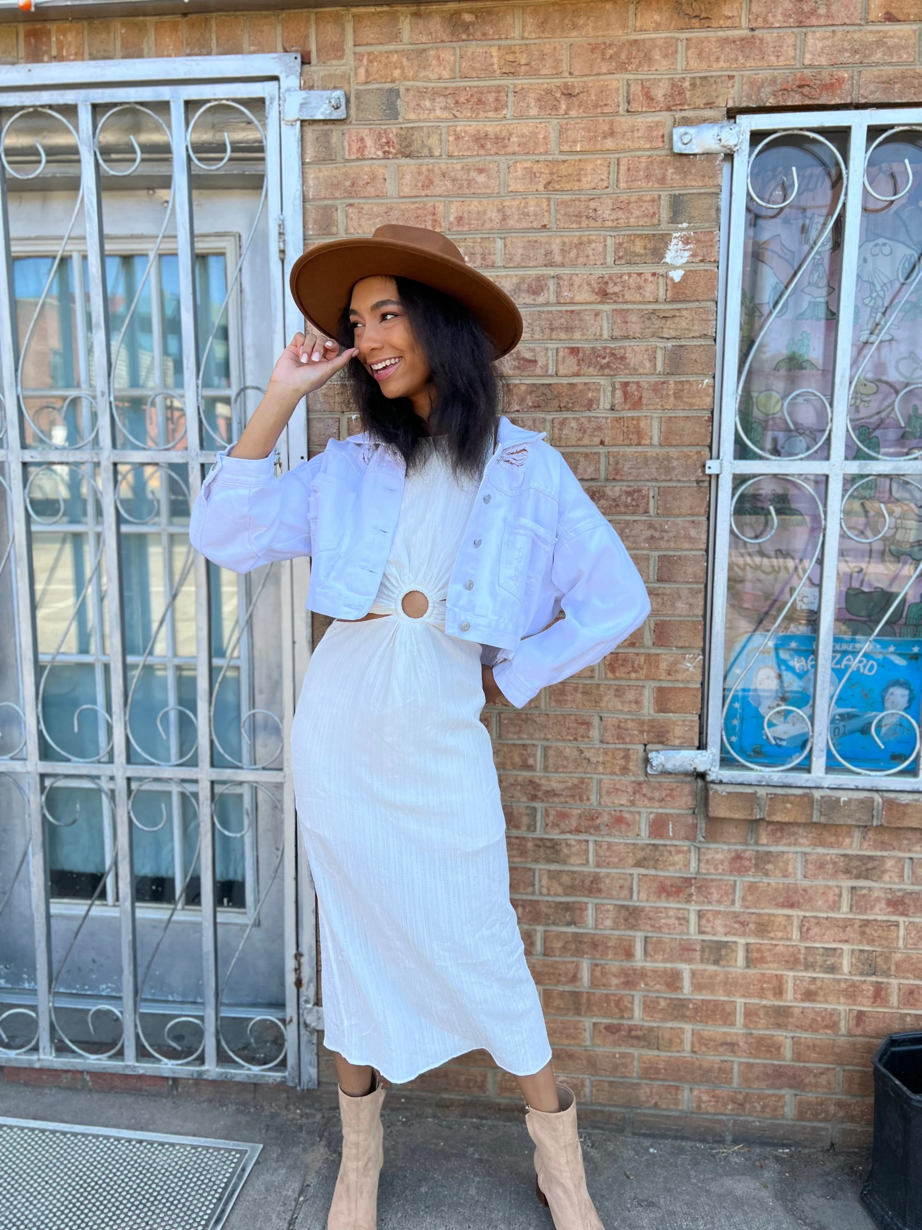 Boho Chic Ribbon Fedora Hat