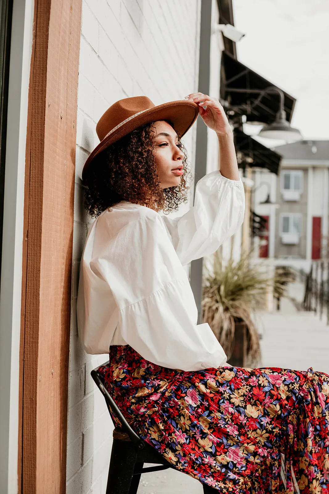 Boho Chic Ribbon Fedora Hat