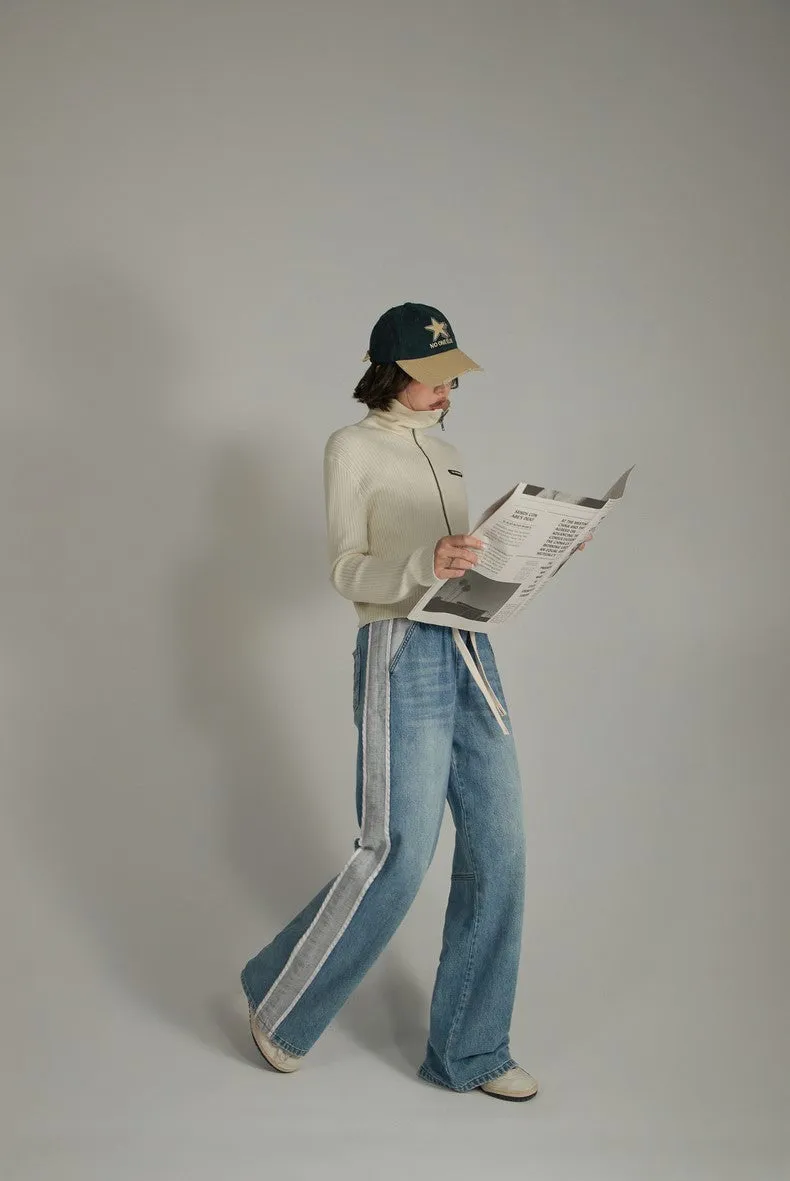 Casual Sideline Wide Denim