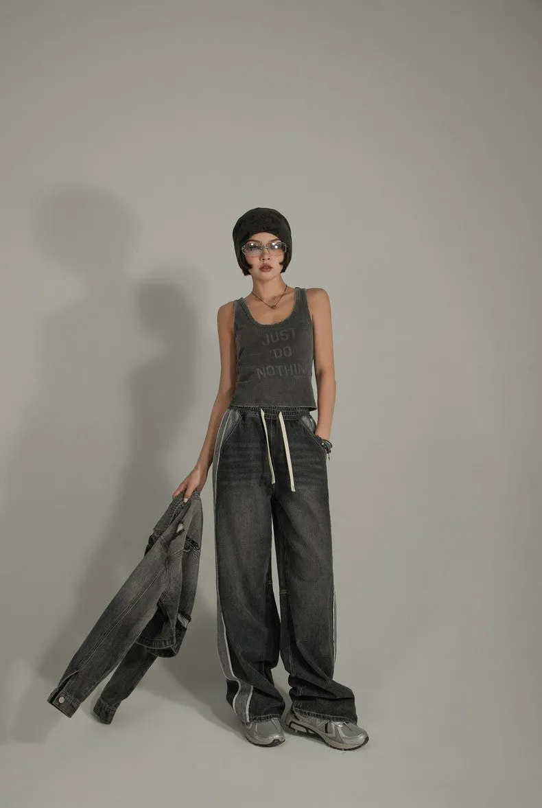 Casual Sideline Wide Denim