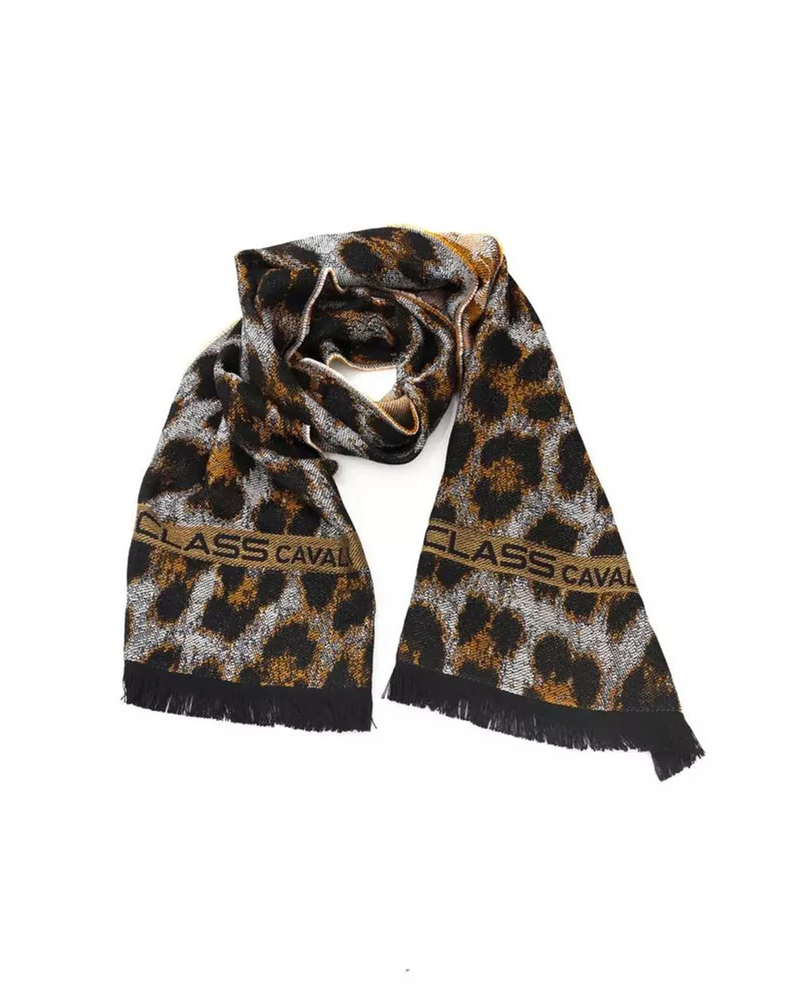 Cavalli Class Leopard Print Scarf CA22211