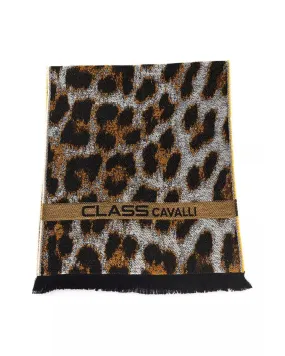 Cavalli Class Leopard Print Scarf CA22211