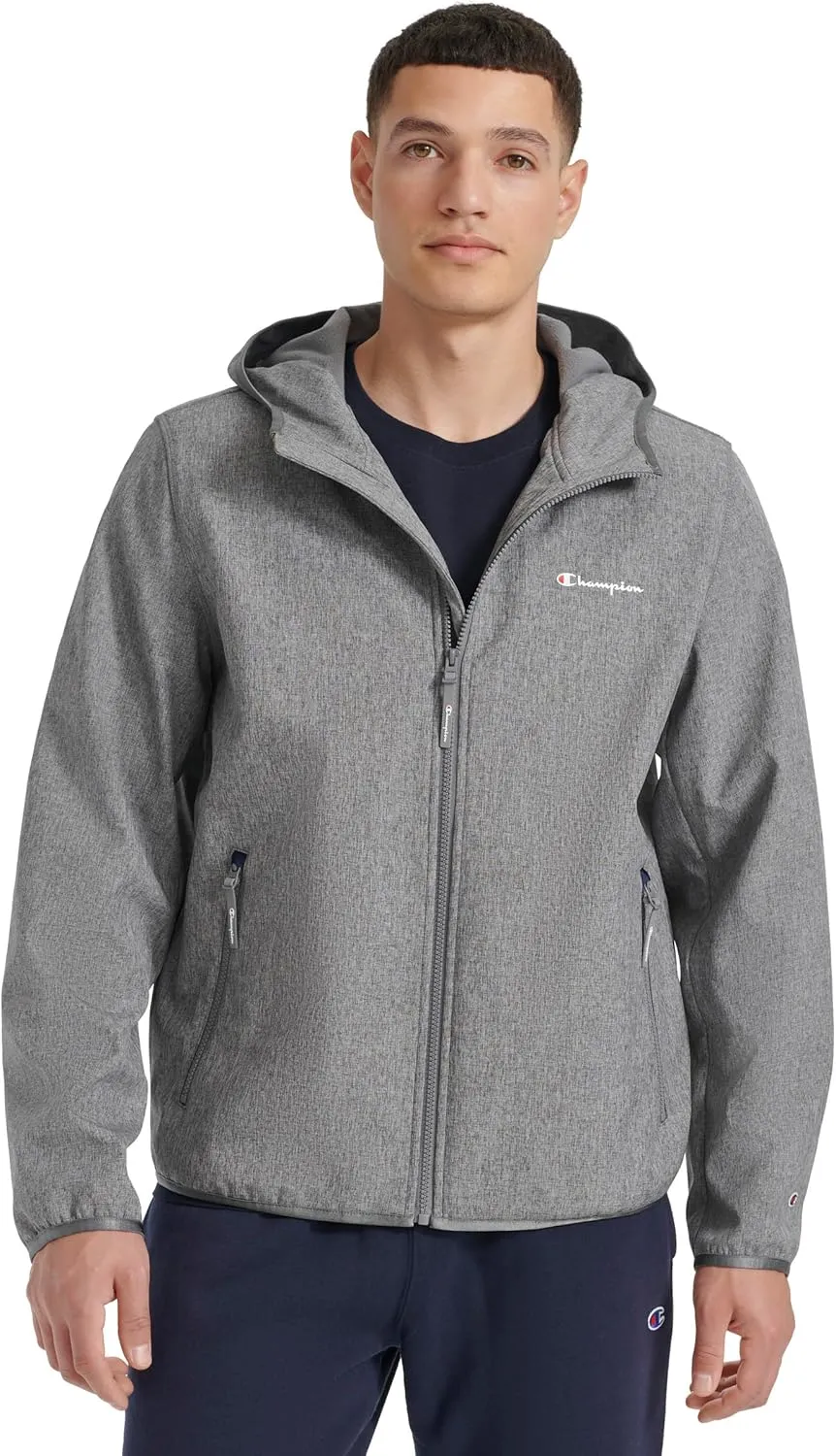 Champion Mens Lightweight Active Soft Shell Jacket With Hood