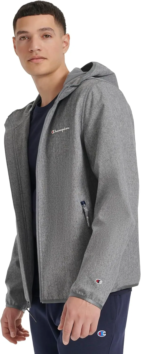 Champion Mens Lightweight Active Soft Shell Jacket With Hood