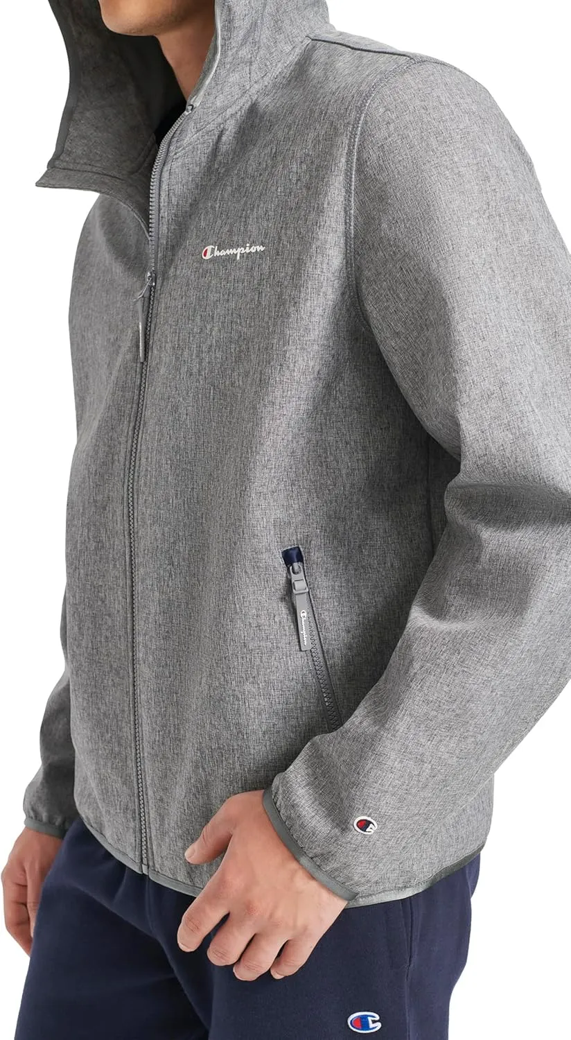 Champion Mens Lightweight Active Soft Shell Jacket With Hood