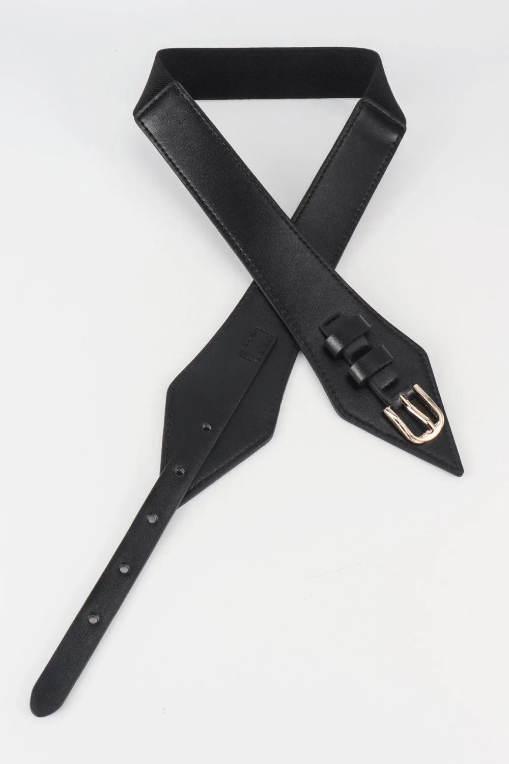 Chic Geometric Buckle Waist Belt for Fashion-Forward Looks