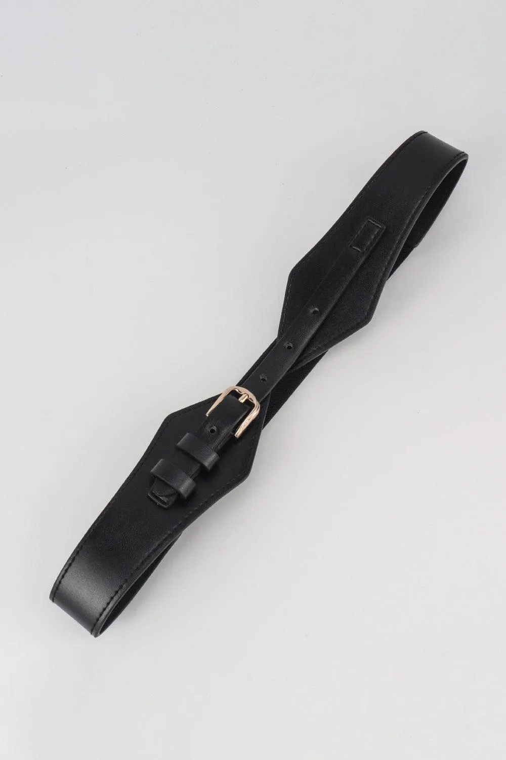 Chic Geometric Buckle Waist Belt for Fashion-Forward Looks