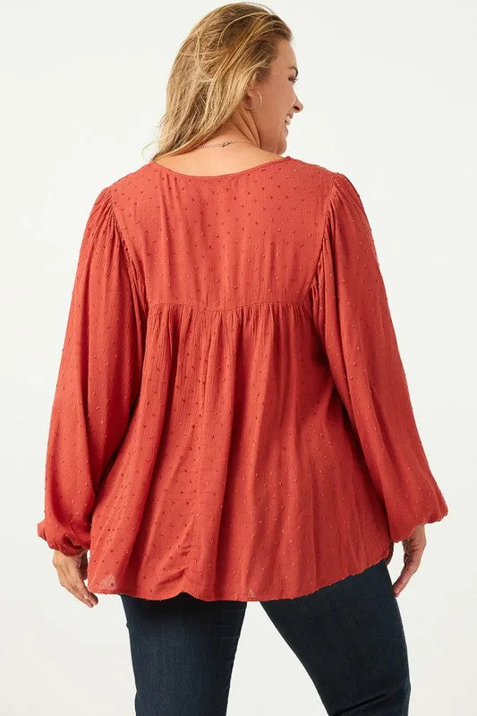 Ember Floral Embroidered Blouse