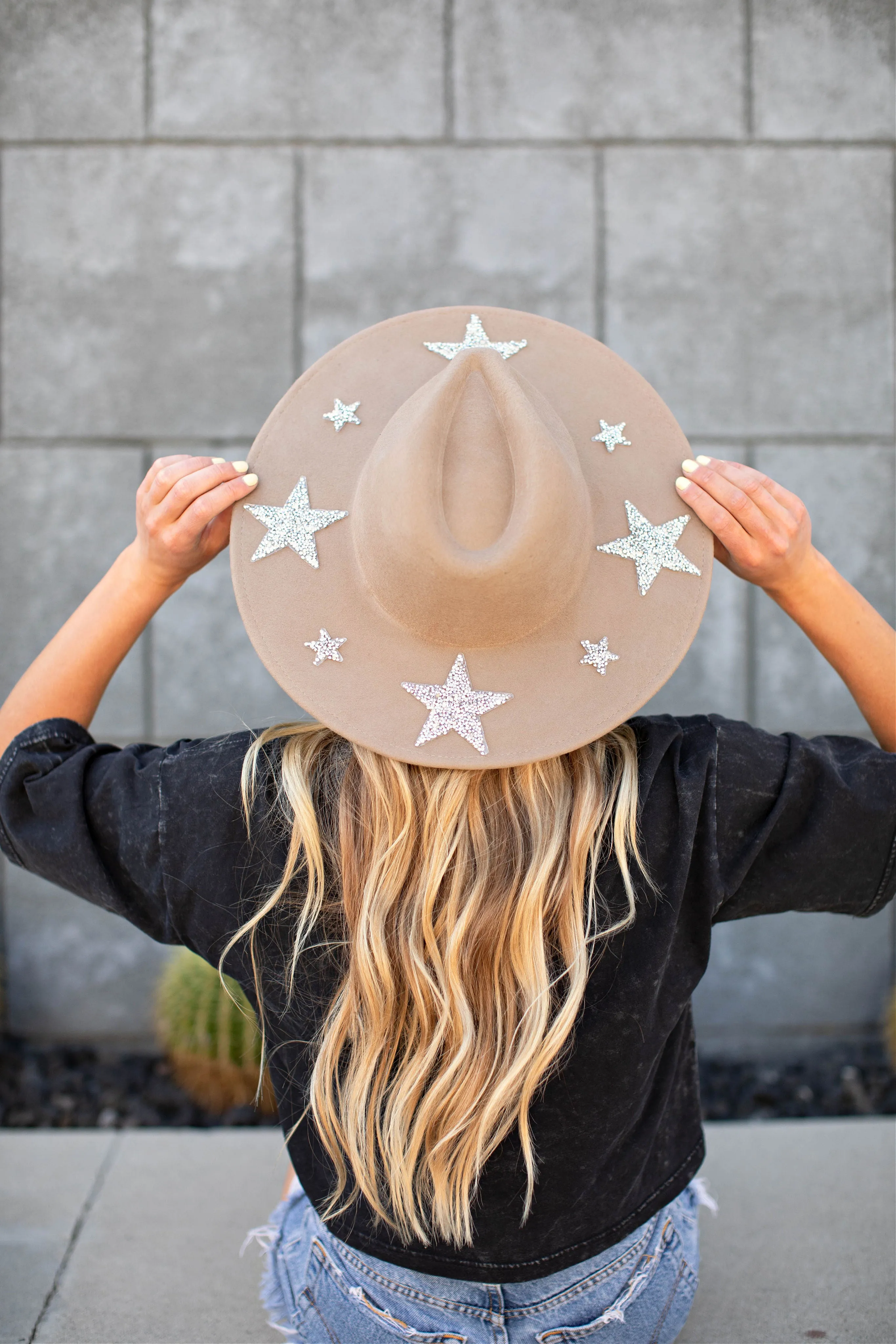 FINAL SALE!! The "Star" Cameron Wool Hat in Taupe