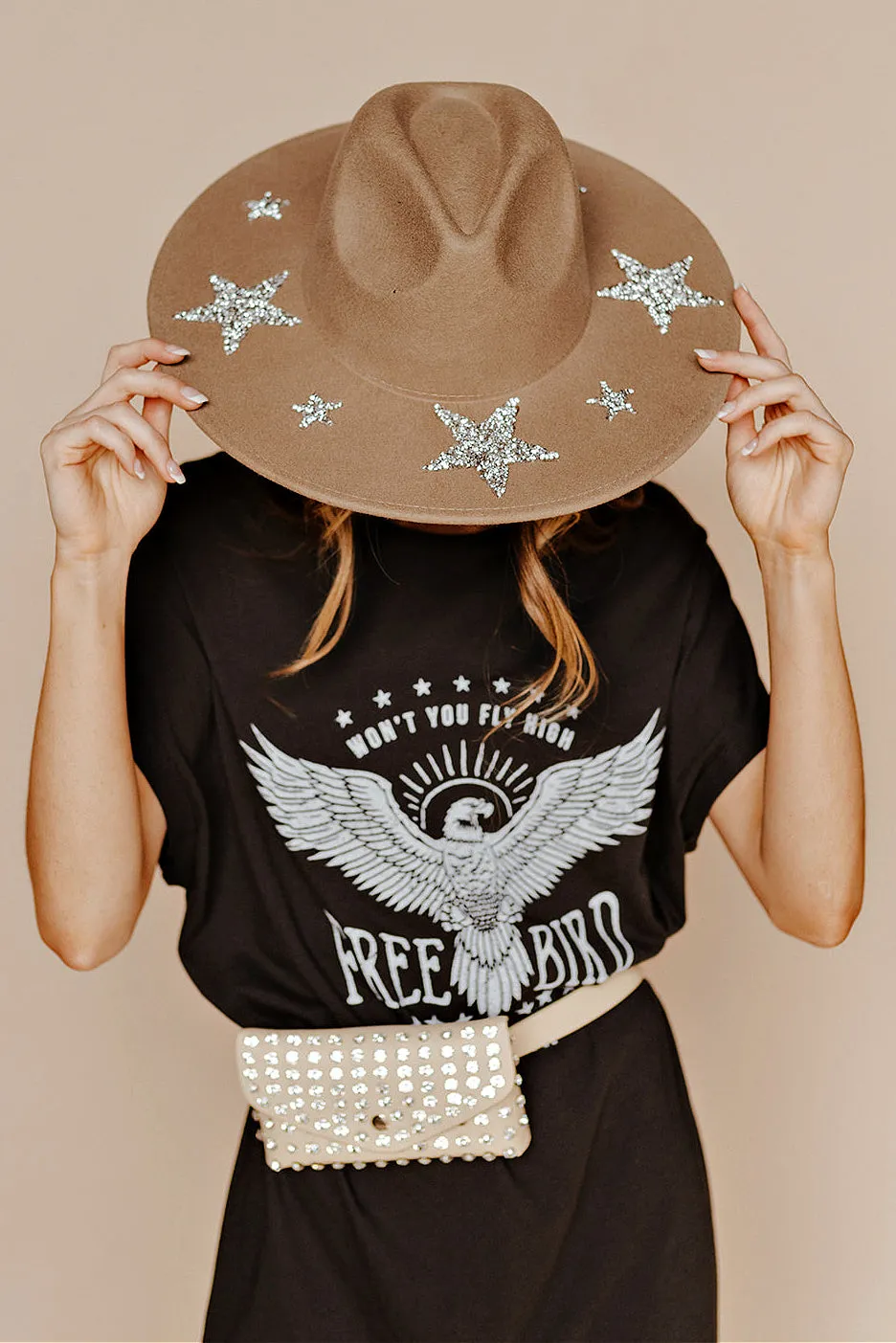 FINAL SALE!! The "Star" Cameron Wool Hat in Taupe