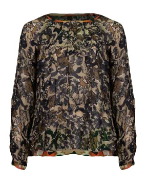 Flowy Print Blouse