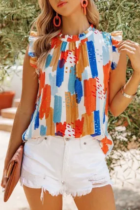 Flutter Sleeve Blouse