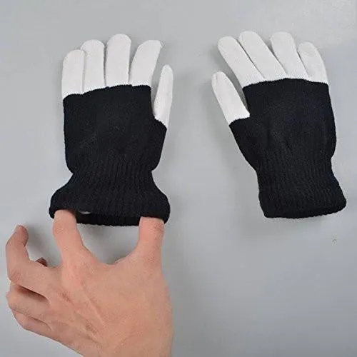 Full Finger LED Rave Gloves