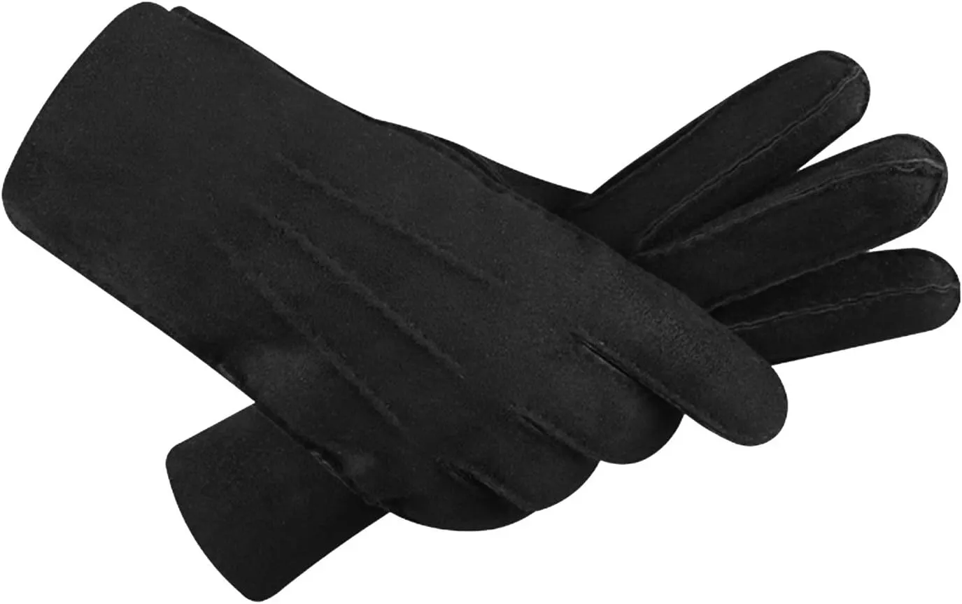 Gloves Winter Gloves Touch Screen, Light Rainproof Windproof Gloves, Warm Non-Slip Gloves, Suitable for Cycling and Running (Color : Black)