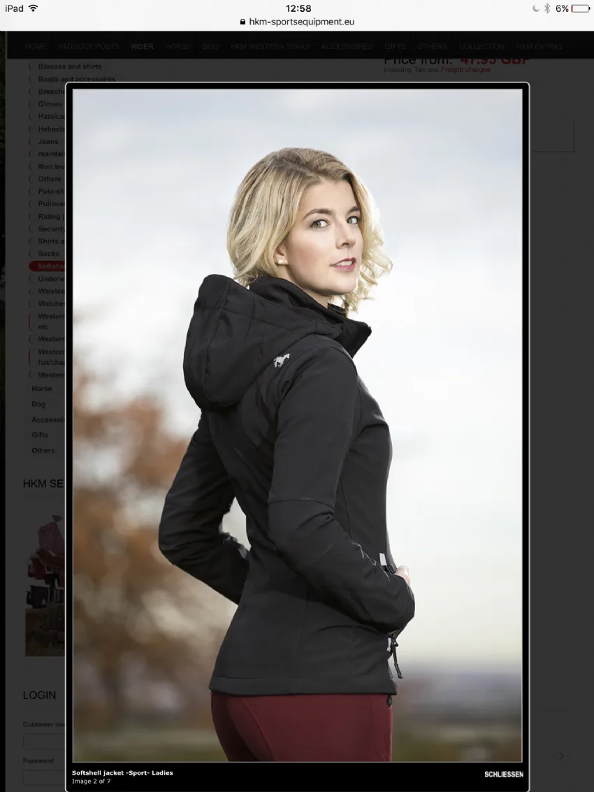HKM Soft Shell Sport Jacket