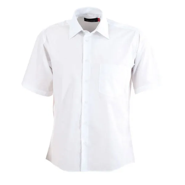 Identitee Men's White Rodeo Short Sleeve Shirt