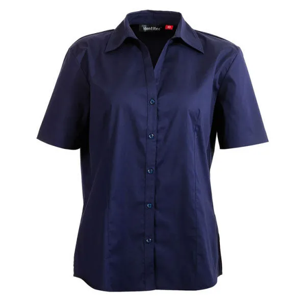 Identitee Women's Navy Rodeo Short Sleeve Shirt