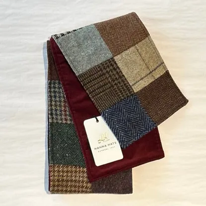Irish Donegal Patchwork Scarf