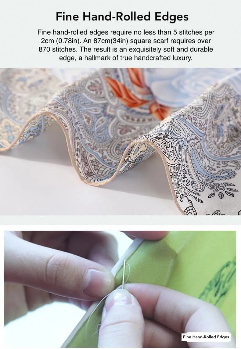 Jeelow 100 Real Mulberry Silk Scarfs 34x34 Or 25x25 Inches Square Shawl Wrap For Women Hair Wrapping