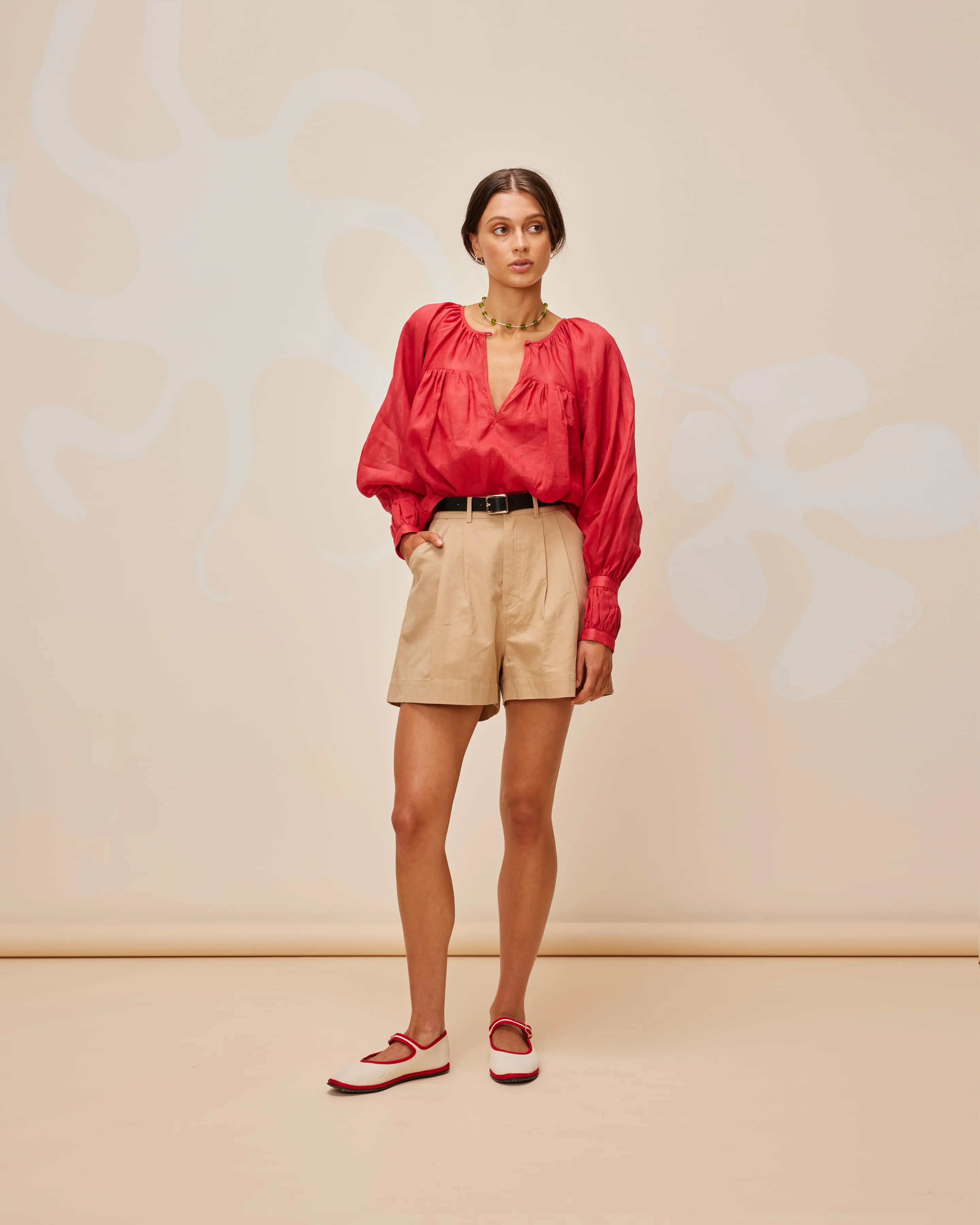 KAI BLOUSE SANGRIA