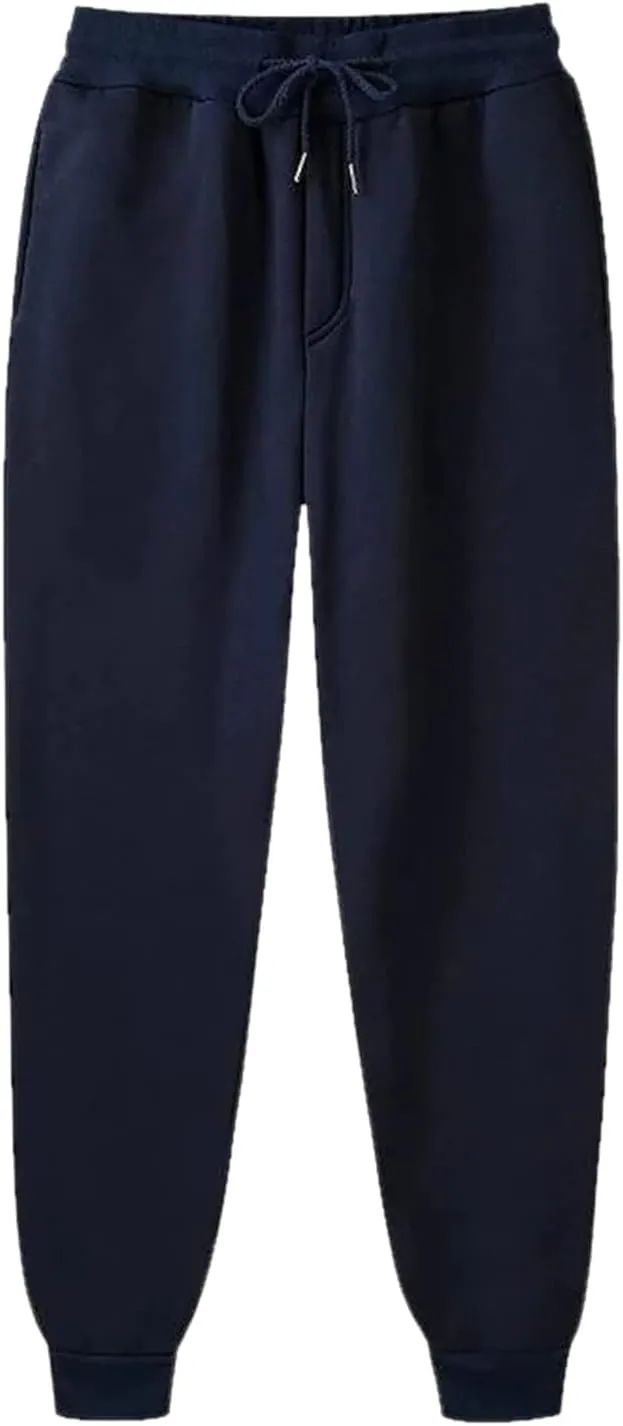 Ladies Solid Color Drawstring Elastic Waist Casual Loose Foot Fleece Sweatpants Pant Suits for Women Plaid Pants Casual