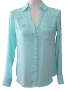 Light Spring Mint Green Blouse