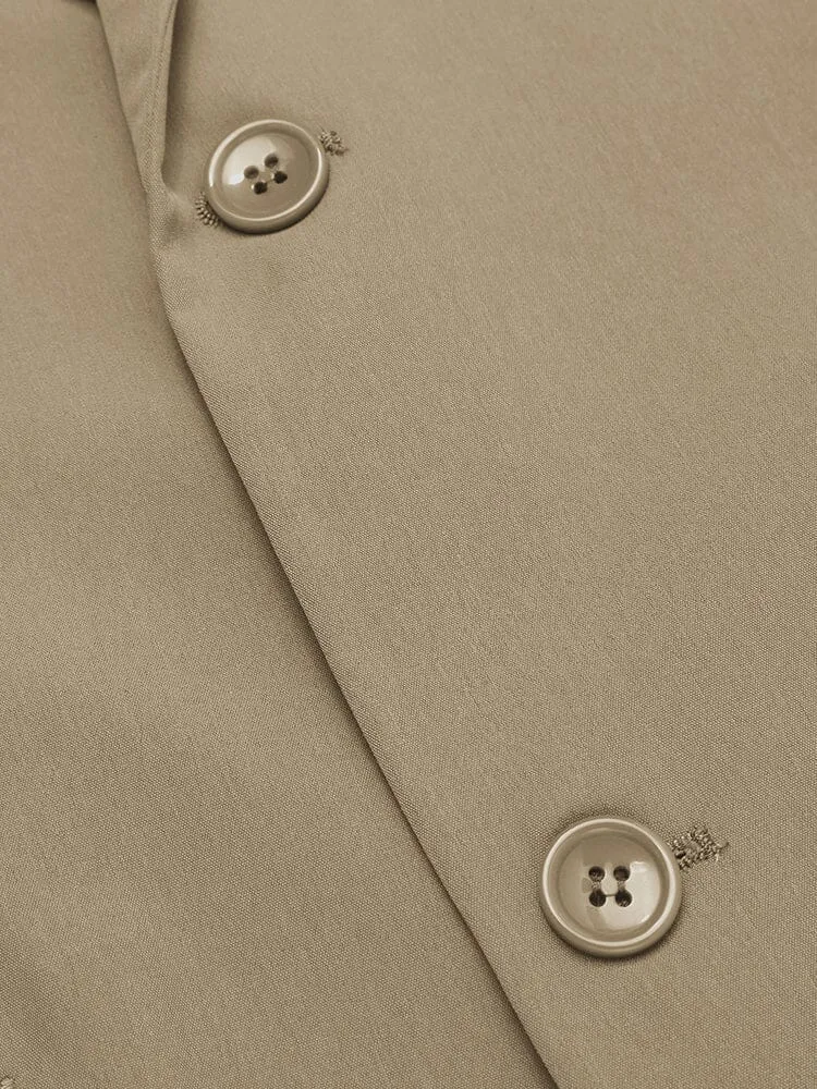 Loose Fit Two Button Casual Blazer (US Only)