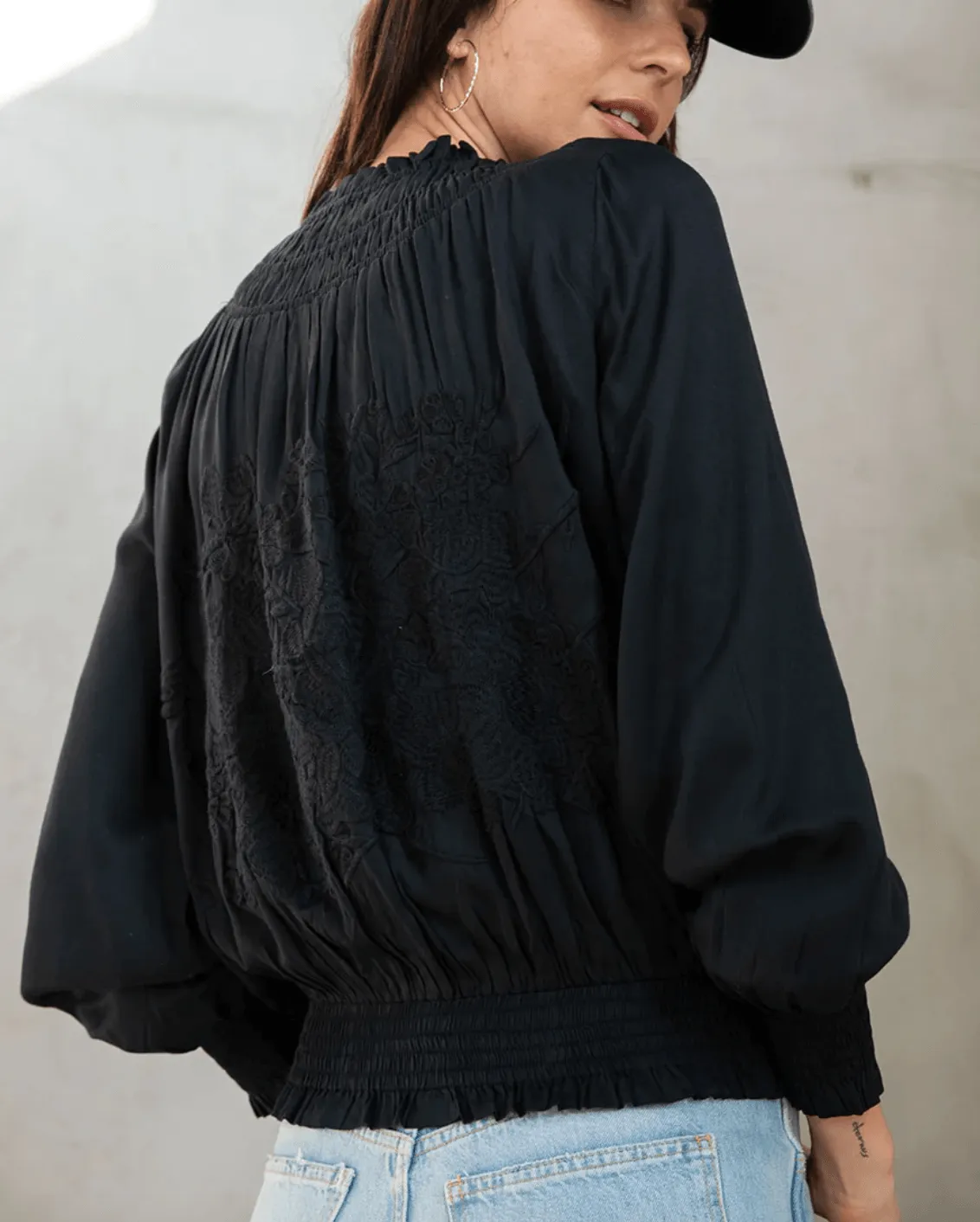 LS 20105WL Embroidered Bomber Jacket