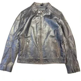 Mauritius Men's Black Distressed Soft Lambskin Leather Jacket