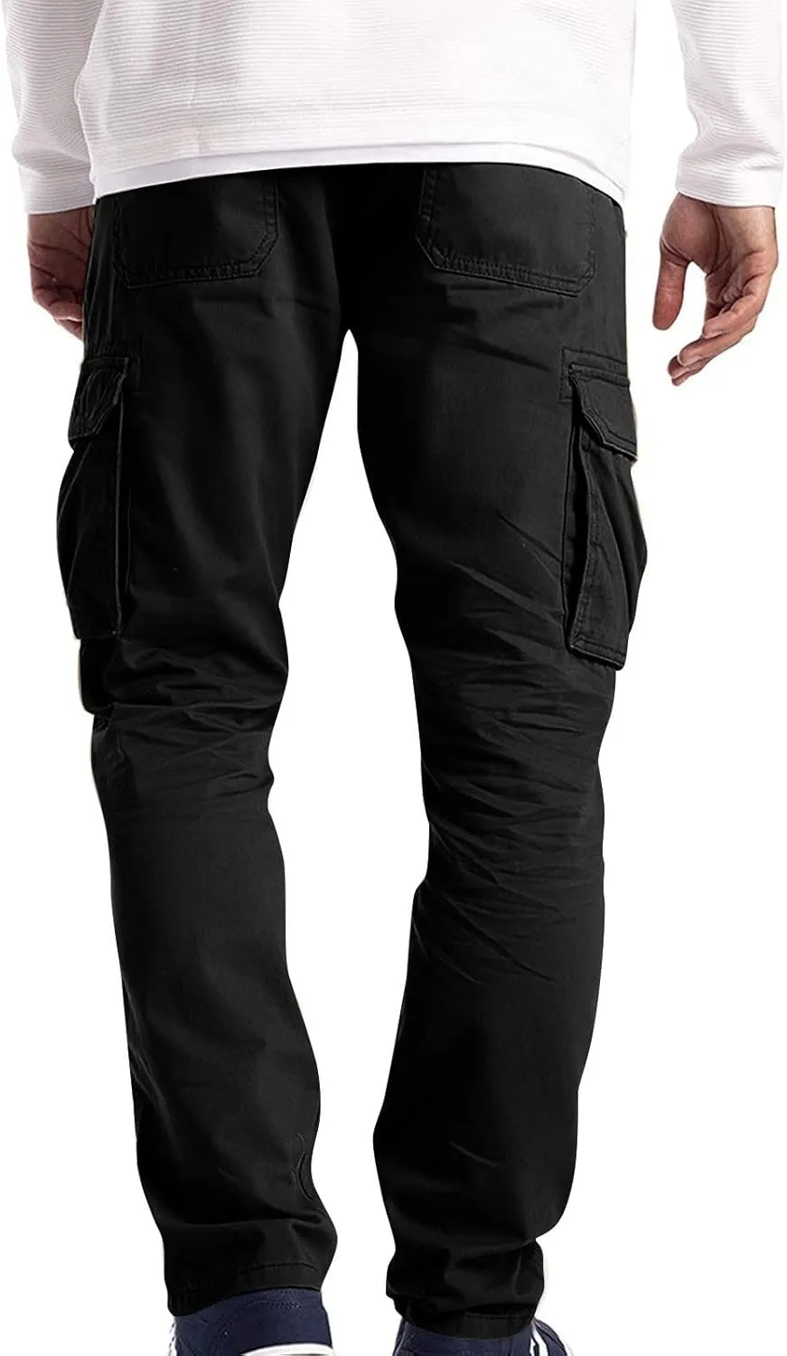 Men's Cargo Pants Sports Casual Jogging Trousers Lightweight Hiking Work Pants Outdoor Pant Men Casual