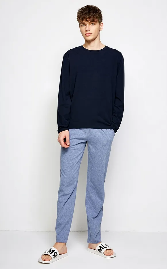 Men's Cotton Slim Fit Drawstring Pants