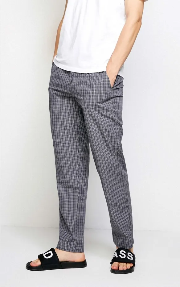 Men's Cotton Slim Fit Drawstring Pants