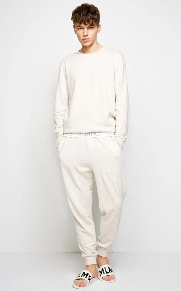 Men's Cotton Slim Fit Drawstring Pants