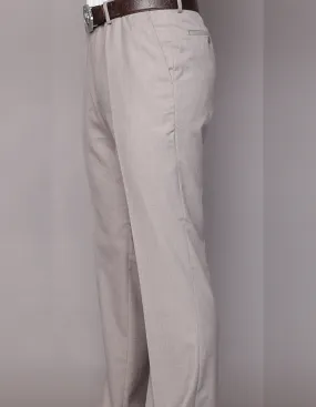 Men's Flat Front Dress Pants 100% Fine Italian Wood Modern Fit | Tan | PA-200B