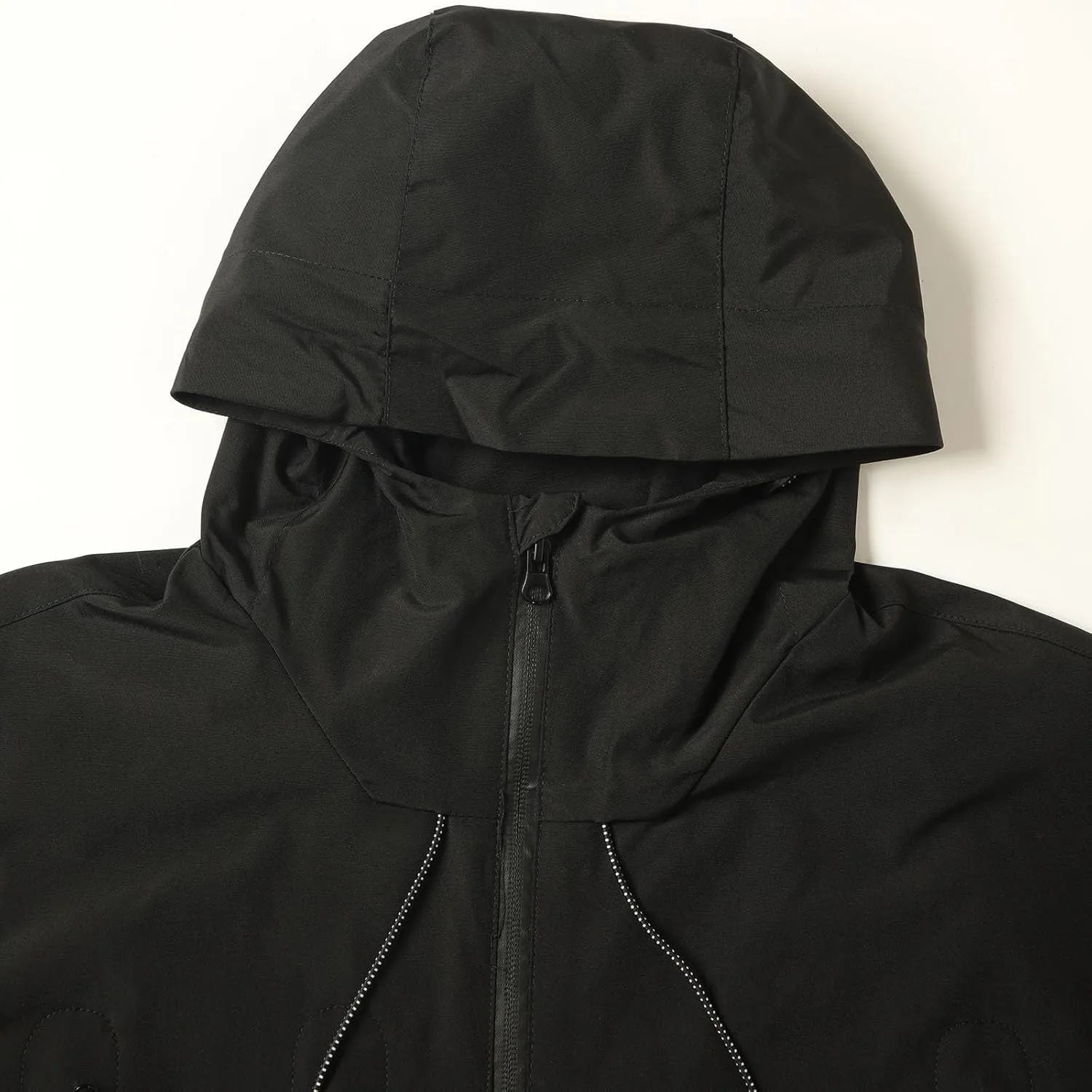 Men's Outdoor Waterproof Soft Shell Hooded Military Tactical Jacket Mountaineering Riding Windproof Work Coat Outwear