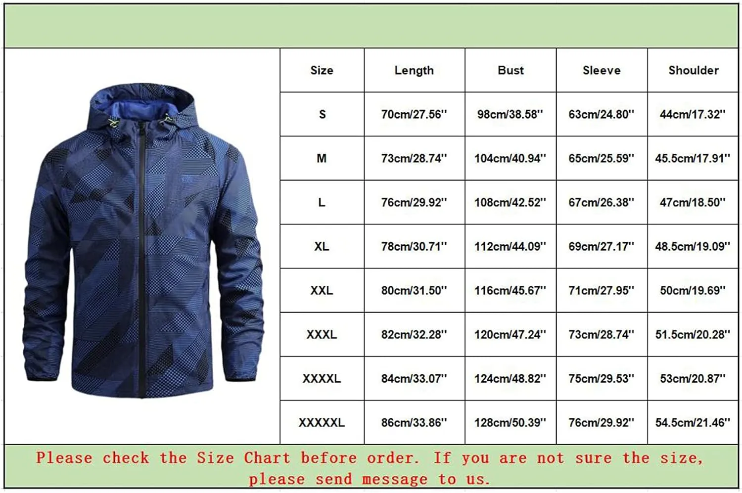 Men's Rain Jacket Soft Shell Waterproof Lightweight Packable Rain Shell Raincoat with Hood for Golf Hiking Travel